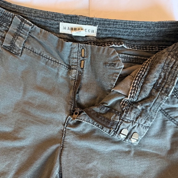 Vintage Marrakech Dark Grey Ripstop Cargo Pants - Picture 6 of 8